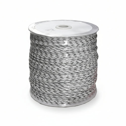 Corda Treccia Bianca Con Segnalino- - Ø Mm.4 Peso Circa Gr.17 Al Mt - 10 Chilo