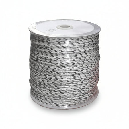 Corda Treccia Bianca Con Segnalino- - Ø Mm.5 Peso Circa Gr.21 Al Mt - 11 Chilo