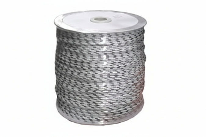 Corda Treccia Bianca Con Segnalino- - Ø Mm.6 Peso Circa Gr.30 Al Mt - 15 Chilo