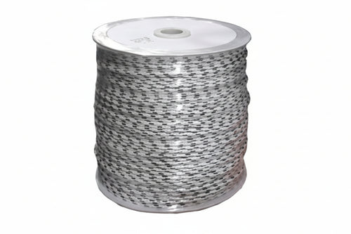 Corda Treccia Bianca Con Segnalino- - Ø Mm.12 Peso Circa Gr.100 Al Mt - 17 Chilo