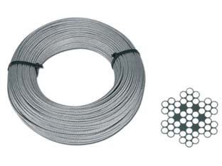 Fune Metallica In Acciaio Inox Aisi 316 49 Fili- - Ø Mm.5,0Xmt.50 - 1 Matassa