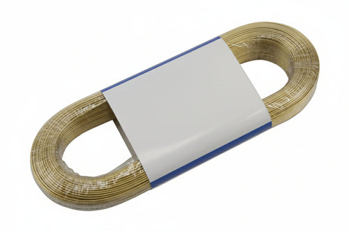 Cavetto Acciaio Ottonato Rivestito In Pvc Trasparente Ø Mm.4X Mt.10