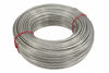 Cavetto Acciaio Zincato Rivestito In Pvc Trasparente- - Ø Mm.6 In Rotoli Da Mt.100 - 100 Mt