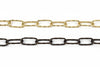 Catena Ritorta Per Lampadari- - Ø Mm.3,5X45X20 In Ferro Bronzato - 10 Mt
