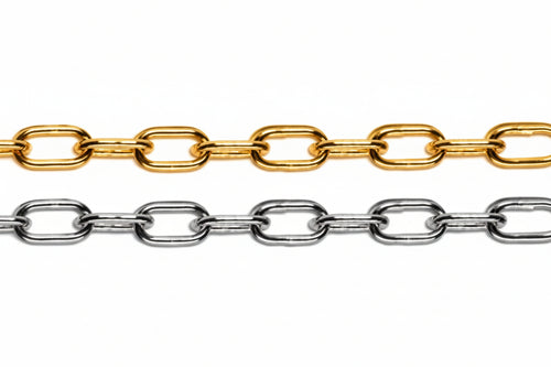 Catena Genovese In Matassine- - N° 8 Maglia Ee ¸ Mm.13 Ferro Ottonato - 25 Mt