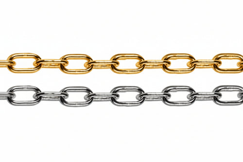 Catena Genovese In Matassine- - N°16 Maglia Ee ¸ Mm.27 Ferro Ottonato - 25 Mt