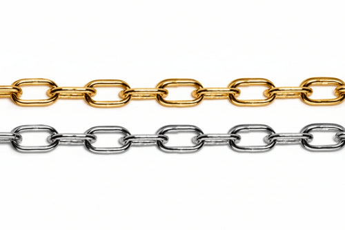 Catena Genovese In Matassine- - N°10 Maglia Ee ¸ Mm.14 Ferro Nichelato - 25 Mt