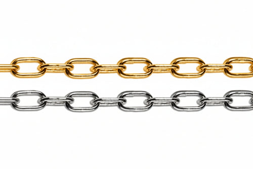 Catena Genovese In Matassine- - N°14 Maglia Ee ¸ Mm.22 Ferro Nichelato - 25 Mt