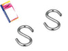 Gancio A S In Acciaio Zincato In Blister- - Mm.40, In Bl.6 Pz. - 12 Blister