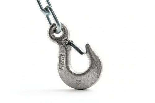 Gancio Con Fermo Di Sicurezza- - Portata Kg.250 - 4 Pezzi