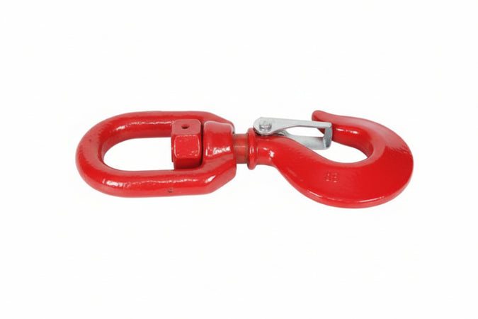 Ganci Sollevamento Girevoli Con Fermo Di Sicurezza Pesante Portata Kg.1000 Apertura Mm.20
