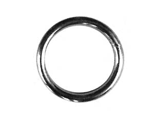 Anello In Acciaio Zincato- - N°30 Filo Ee ¸ Mm.10 - Ee ¸ Mm.50 Interno - 10 Pezzi Quality