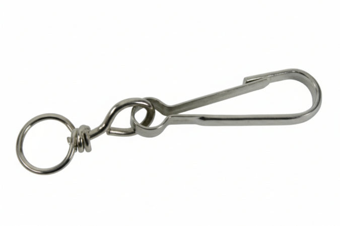 Moschettoni Simplex Con Givolare In Acciaio Zincato- - Mm.50 - 50 Pezzi