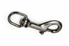 Moschettoni Redine Lungo Con Girello In Ottone Nichelato- - Mm.65 Con Asola Da Mm.10 - 5 Pezzi