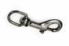 Moschettoni Redine Lungo Con Girello In Ottone Nichelato- - Mm.77 Con Asola Da Mm.12 - 5 Pezzi