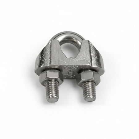 Morsetti A Cavallotto In Acciaio Zincato- - Ø Mm.8 5/16 - 50 Pezzi Quality