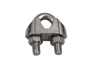 Morsetti A Cavallotto In Acciaio Zincato- - Ø Mm.14 9/16 - 25 Pezzi Quality