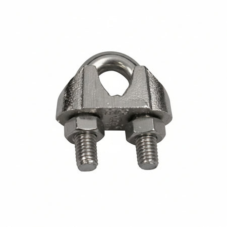 Morsetti A Cavallotto In Acciaio Zincato- - Ø Mm.14 9/16 - 25 Pezzi Quality