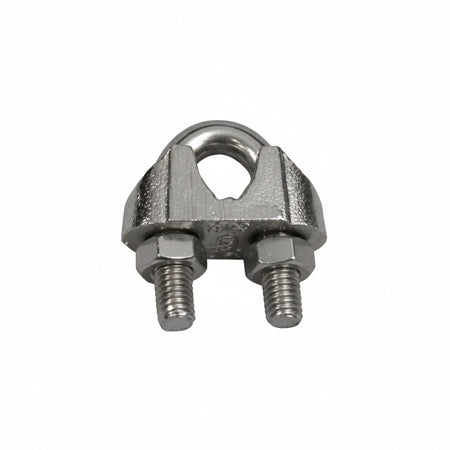 Morsetti A Cavallotto In Acciaio Zincato- - Ø Mm.16 5/8 - 10 Pezzi Quality