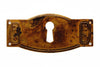 Bocchette Per Mobili Sagomate Mod.30698 In Ottone Anticato- - Mm.80X35H. - 10 Pezzi Metalstyle