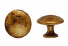 Pomoli Per Mobili Mod.24220 In Zama Ottone Anticato- - Ø Mm.30 - 5 Pezzi Metalstyle
