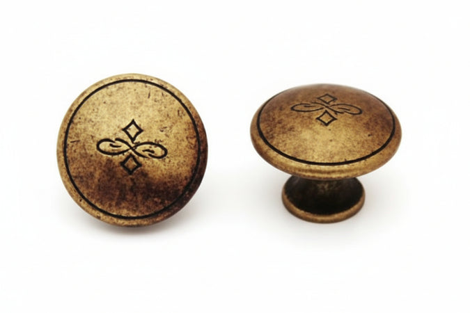 Pomoli Per Mobili Mod.24130 In Zama Florence- - Ø Mm.30 - 10 Pezzi Metalstyle