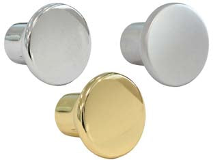 Pomoli Per Mobili Mod.Ga09 In Zama- - Ø Mm.24 Cromo Lucido - 5 Pezzi Metalstyle