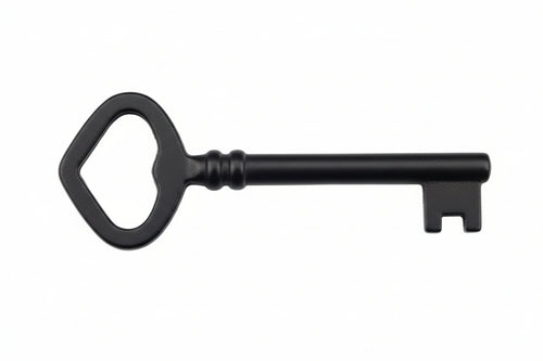 Chiavi Per Mobili In Acciaio- - Mm.58X24 Lunghezza Gambo Mm.35 - 25 Pezzi Mrcas
