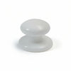 Pomoli Per Mobili Con Rosetta In Nylon- - Ø Mm.30 Bianco - 10 Pezzi