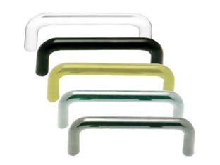 Maniglie Per Mobili Rettangolari Fisse In Zama- - Interfori Mm.64 Colore Cromo Mat - 10 Pezzi