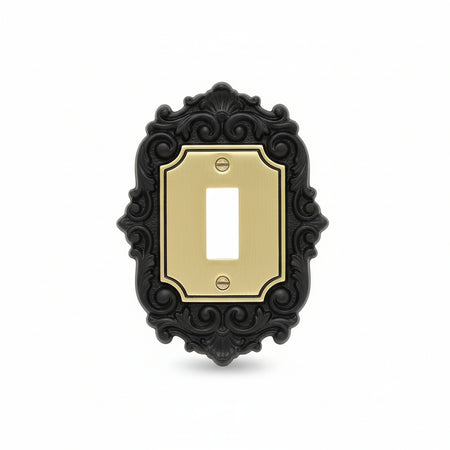 Coprinterruttori 1 Posto Lavinia Piuma In Ottone - 20 Pezzi