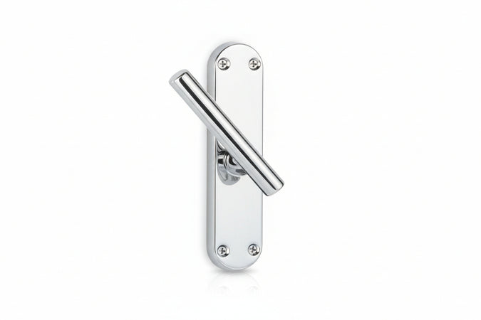 Cremonese Vega In Zama Finitura Ottone Cromato- - Movimento Martellina Quadro Mm.7 - 2 Pezzi Cottali