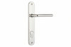 Maniglia Vega Con Placca Foro Yale In Zama Finit. Ott. Cromo Satinato- - Mm.90 Foro Yale - 2 Paio Cottali