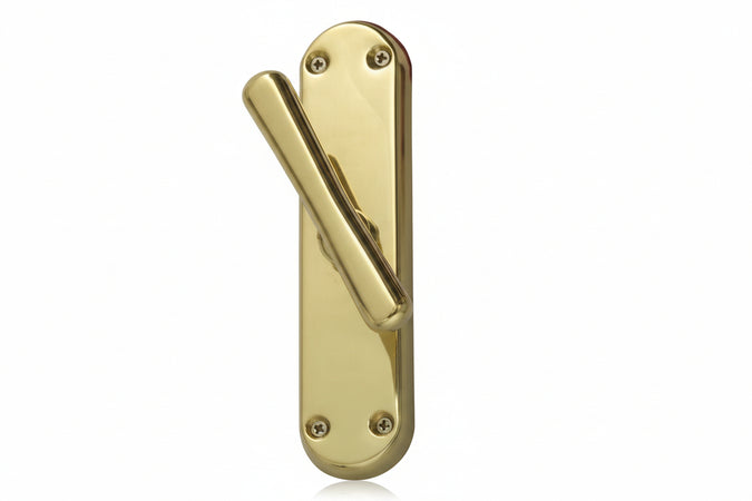 Cremonesi E Martelline Goccia In Zama Finitura Ottone Lucido- - Movimento Martellina Quadro Mm.7 - 2 Pezzi Cottali