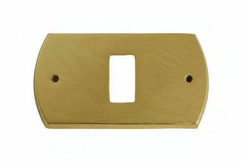 Coprinterruttori Bordo Tondo 1 Posto In Ottone Lucido- - In Ottone Lucido - 2 Pezzi