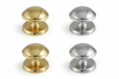 Pomolo Giada Per Portone Ø Mm.70, Ottone Bronzo Satinato