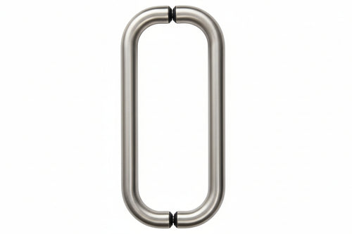 Maniglia- - Mm.382X32X85H. - Interfori Mm.350 - 1 Coppia