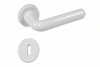 Maniglia Con Rosetta In Nylon- - Bianco - 12 Pezzi