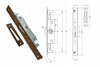 Cremonese Triplice Chiusura Per Finestra Bordo Quadro Bronzato- - Entrata Mm.17 - 10 Pezzi Mrcas