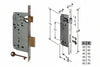Serratura A Bussola Da Infilare Bordo Quadro Bronzato Mm.50 Bordo Acciaio Bronzato (B.00592.50.02) Agb