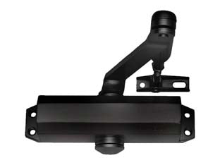 Chiudiporta Aerei Serie Dc110 Con Arresto, Nero Mm.182X41X60H. (Dc11019005) Assa Abloy