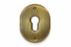 Bocchetta Ovale In Ottone Brunito Per Cilindri Sagomati 316L- - Mm.70X90H Spessore Mm.4 - 5 Pezzi Cipierre