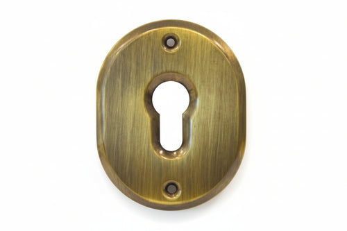 Bocchetta Ovale In Ottone Brunito Per Cilindri Sagomati 316L- - Mm.70X90H Spessore Mm.4 - 5 Pezzi Cipierre
