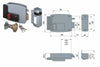 Elettroserratura Per Porte In Legno Con Pulsante Interno 11610 Mm.60 Dx (11610601) Cisa