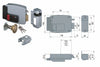 Elettroserratura Per Porte In Legno Con Pulsante Interno 11610 Mm.60 Sx (11610602) Cisa