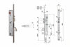 Elettroserratura Da Infilare Per Montanti Con Quadro E Scrocco 16215 Mm.35 (16215350) Cisa