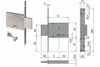 Serratura Da Infilare Doppia Mappa 57013 Mm.50 (57013500) Cisa