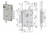 Elettroserratura Triplice Applic. Doppia Mappa Porte Blindate 17515 Mm.64 (17515480) Cisa