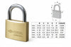 Lucchetto Logo Ottone Arco Normale 21010- - Mm.25 (Art.21010250) - 12 Pezzi Cisa
