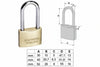 Lucchetto Locking Line Arco Lungo 20011- - Mm.30 (Art.20011300) - 12 Pezzi Cisa